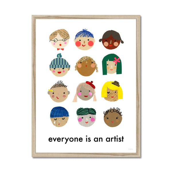 Everyone Is An Artist Framed Fine Art Print