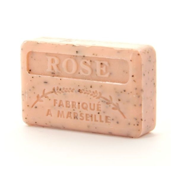 vegan french crushed rose soap bar