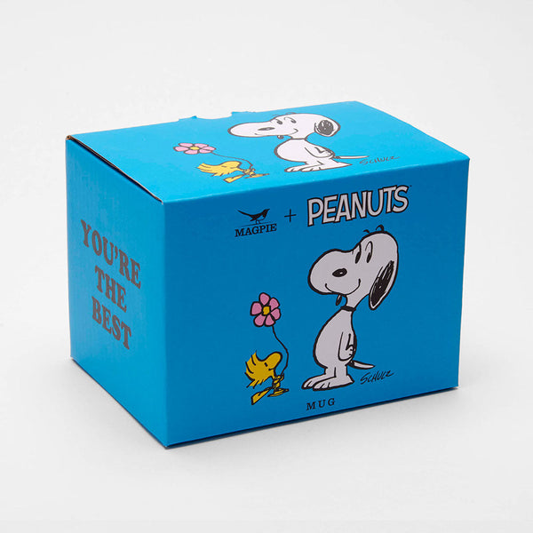 blue gift box for snoopy and YOU'RE THE BEST mug