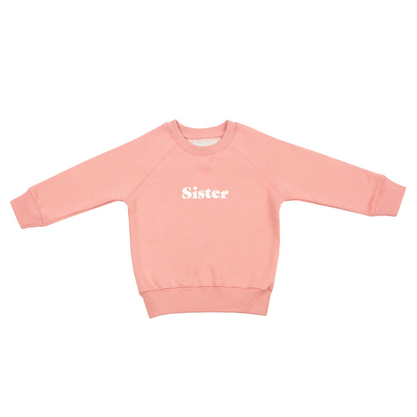 Rose Pink 'Sister' Sweatshirt