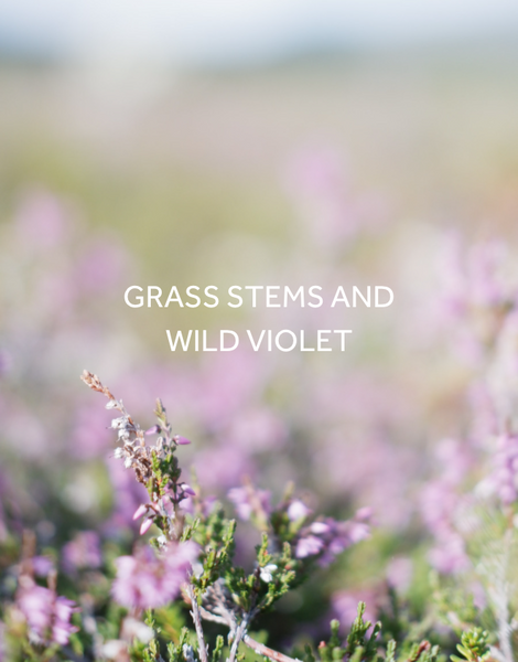 Kin Folk Tin Candle - Grass Stems and Wild Violet
