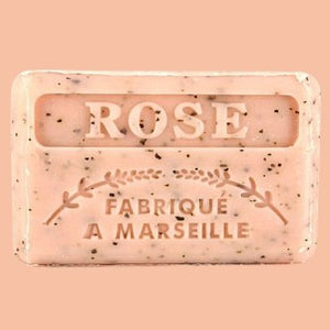 vegan french crushed rose soap bar