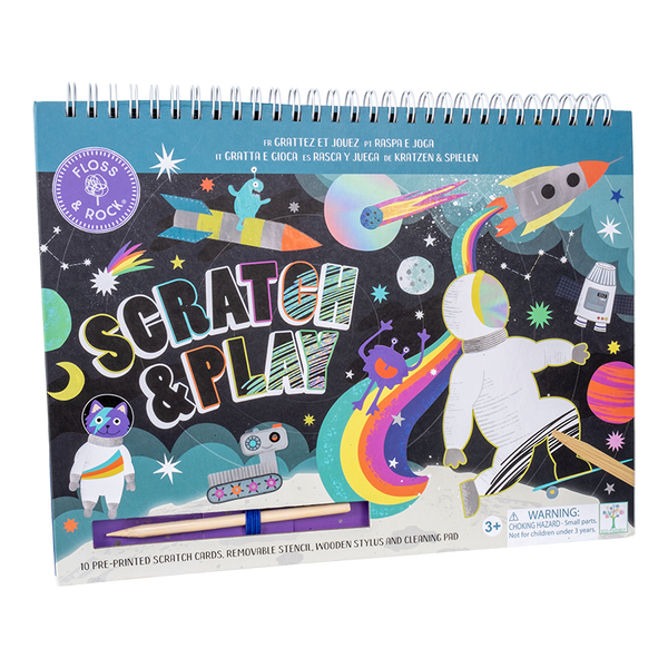 Scratch And Play Book - Space