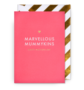 Marvellous Mummykins Happy Mothers Day Greeting Card