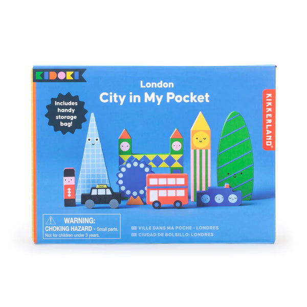 London City in My Pocket Wooden Toy