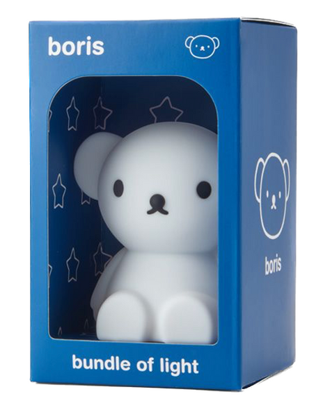 white silicone night light in a shape of Miffy's friend Boris
