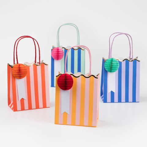Stripe Party Bags (x 8)