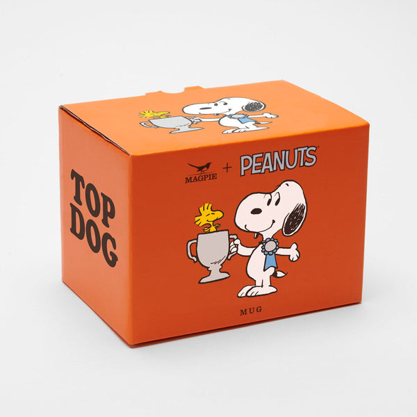orange gift box for snoopy TOP DOG mug